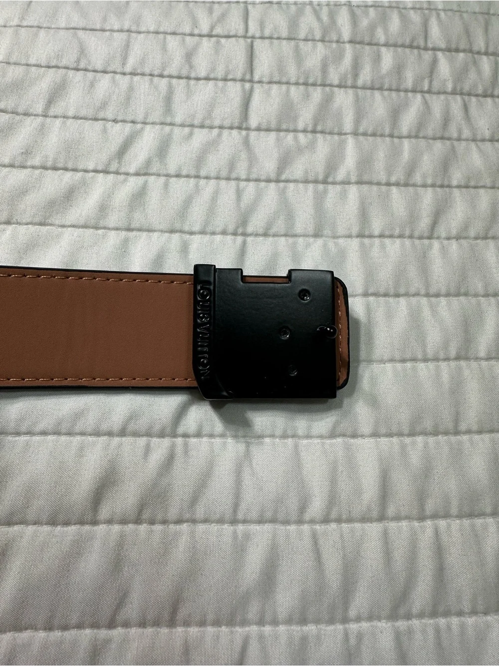 Black Louis Vuitton Belt